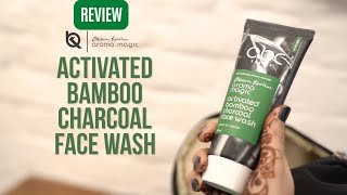 Aroma Magic Activated Bamboo Charcoal Face Wash Review Benefits Ingredients [upl. by Yeltrab422]