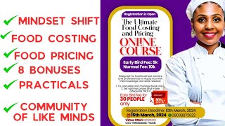 The ULTIMATE Food Costing and Pricing Online Course [upl. by Alanson983]