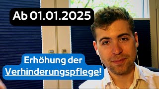 Mehr Geld für Haushaltshilfen Erhöhung der Verhinderungspflege ab 2025  Pflegereform Teil 2 [upl. by Eilata745]