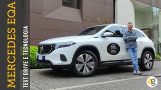 MERCEDES EQA TECNOLOGIA PROVA PREZZI del SUV compatto 100 elettrico [upl. by Epp]