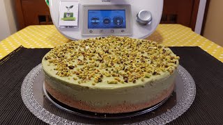 Cheesecake al pistacchio e ricotta per bimby TM6 TM5 TM31 [upl. by French]