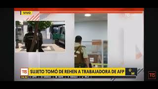 Toma de rehen en AFP Provida despliegue de francotirador [upl. by Assylla]