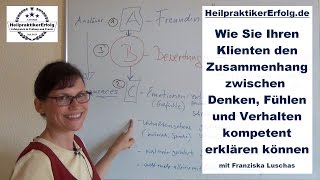 Heilpraktiker Psychotherapie Erfolgstipp Das ABC Modell einfach und verständlich erklärt [upl. by Teak880]