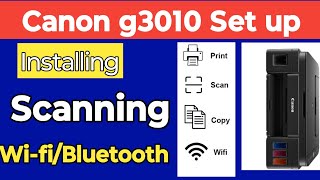 canon G3010 software installing laptopmobile canon g3010 scan kaise karen document scaning [upl. by Nomihs233]