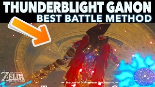 The EASIEST Way to Defeat Thunderblight Ganon  Zelda Breath of the Wild [upl. by Aimik]