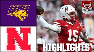 Northern Iowa Panthers vs Nebraska Cornhuskers  Full Game Highlights  ESPN College Football [upl. by Tnilc]