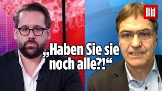 EUPolitiker geht auf BILDVize Paul Ronzheimer los „Haben Sie sie noch alle“ [upl. by Elma616]