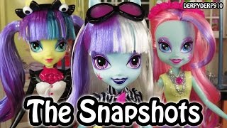 MLP The Dazzlings 2 Photo Finish amp The Snapshots Equestria Girls My Little Pony Toy ReviewParody [upl. by Latsyc]