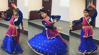 Tere Rang  Solo Dance Performance  Kathak  Semi Classical Dance [upl. by Gorrono]