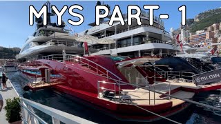 THE MONACO YACHT SHOW 2023 FULL WALK VIDEO IN 4KHD archiesvlogmc [upl. by Uaeb]