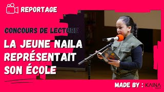 Concours de lecture 2024  Naila Hajib 10 ans représentait lécole AntoineBalard à Montpellier [upl. by Pfosi]