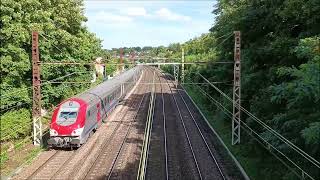 RER D ligne R TER fret Intercités  spot sur la plm près de Yerres [upl. by Rice]