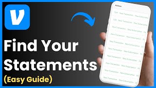 How To Find Your Venmo Statements  Venmo Transaction History [upl. by Eillim327]