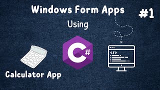 Windows Form App Using C  Calculator App [upl. by Nnarefinnej]