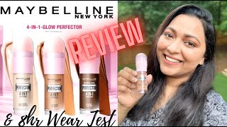 MAYBELLINE AGE REWIND PERFECTOR 4 IN 1 GLOW MAKEUP  REVIEW AND WEAR TEST  SMITHY SONY [upl. by Atteve]