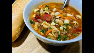 How to Make Pasta Fagioli Soup [upl. by Ailegnave]