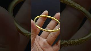 GoldSmith 43g Cloud Pattern Round Bracelet goldaccessories goldbraclets goldbangles gold [upl. by Tullus]