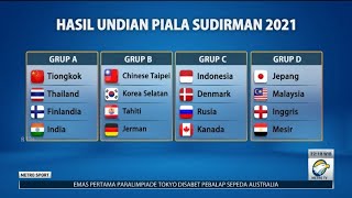 Piala Sudirman 2021 Indonesia di Grup C Bersama Denmark [upl. by Calderon]