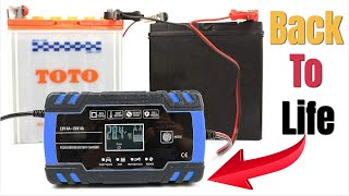 How To Restore DEAD Car Battery With Smart Charger [upl. by Kral]