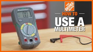 How to Use a Multimeter  The Home Depot [upl. by Notaes]