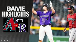 Dbacks vs Rockies Game Highlights 91724  MLB Highlights [upl. by Delinda]