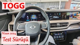 TOGG Test Sürüşü  Nisan 2024  TOGG T10X Electric Car [upl. by Allertse]