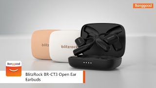 BlitzRock BRCT3 Open Ear Earbuds WITH DISCOUNT  Shop on Banggood [upl. by Happy]