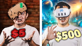 REALIDAD VIRTUAL de 5 vs REALIDAD VIRTUAL de 500  VR [upl. by Philips]