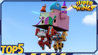 SUPERWINGS Top5 Ranking the Heaviest Lifts  Superwings  Super Wings  Top Picks A25 [upl. by Nailluj]