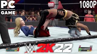 WWE 2K22  SUPERGIRL V STORM  Requested Leg Submission Match 60 FPS PC [upl. by Otxilac77]