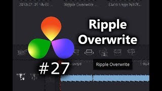 How To Use The Ripple Overwrite Tool In DaVinci Resolve 16 [upl. by Nnyllatsyrc658]