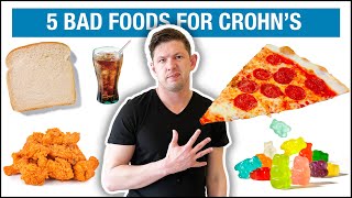 5 Bad Foods For Crohns Disease [upl. by Procto135]