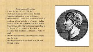 Philosophy  Anaximenes of Miletus [upl. by Marguerie]