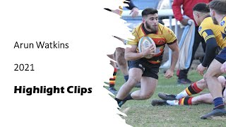 Arun Watkins 2021 Full Rugby Highlights [upl. by Lavoie155]