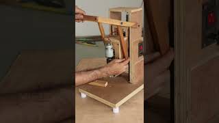 Mini Homemade drill stand using 775 DC motor diyproject woodworking [upl. by Eladnor]