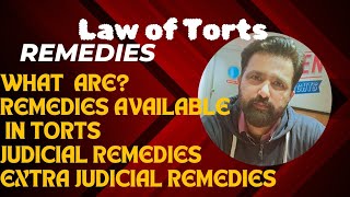 REMEDIES AVAILABLE IN LAW OF TORTS [upl. by Aidile697]