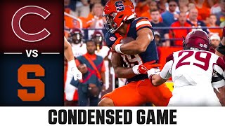 Colgate vs Syracuse Condensed Game  2023 ACC Football [upl. by Melantha]