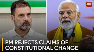 BJP Vs Congress PM Modi Denies Constitutional Change Claims  Lok Sabha Election 2024 [upl. by Gaven]