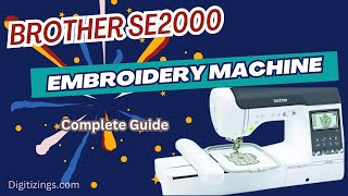 Brother SE2000 Embroidery Machine Review amp Guide 🧵embroiderymachine [upl. by Ednargel914]