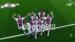 Ajax  RKC Waalwijk Samenvatting  Eredivisie 202324  PES 21 Simulation [upl. by Eniamreg785]