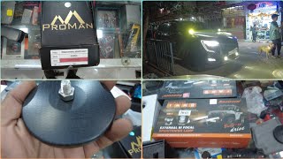 Proman magnetic light mounting with aozoom 5lens led light installed in xuv700 BRCARSTUDIO2929 [upl. by Armilla]