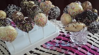 Recette des pop cakesCake pops recipeطريقة تحضير لولي بوب كيك [upl. by Desirae271]