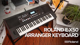 Introducing the Roland EX50 Arranger Keyboard [upl. by Namsaj]