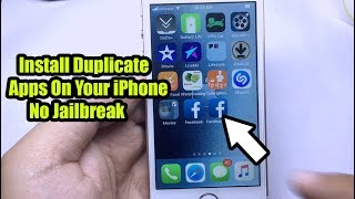 NEW Install Duplicate Apps Facebook Messenger Instagram amp More No Jailbreak [upl. by Dett]