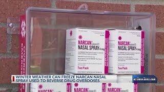 Nasal spray used to reverse overdoses can freeze in winter weather [upl. by Nel]