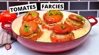 TOMATES FARCIES 🍅 et poivron farci [upl. by Eidnac]