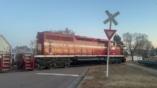 Ellis amp Eastern loaded gravel train in Sioux Falls SD [upl. by Undry]