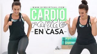 Rutina de cardio rápida y en casa  10 minutos [upl. by Radmilla]