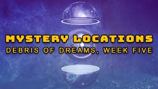 Destiny 2  All 15 Mysteries amp 3 Data Caches  Debris of Dreams Shattered Realm Location Guide [upl. by Akirahc]