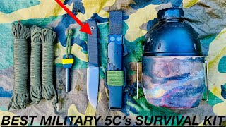 5 Cs Basic Minimal Military Survival amp Bushcraft Kit [upl. by Nod299]